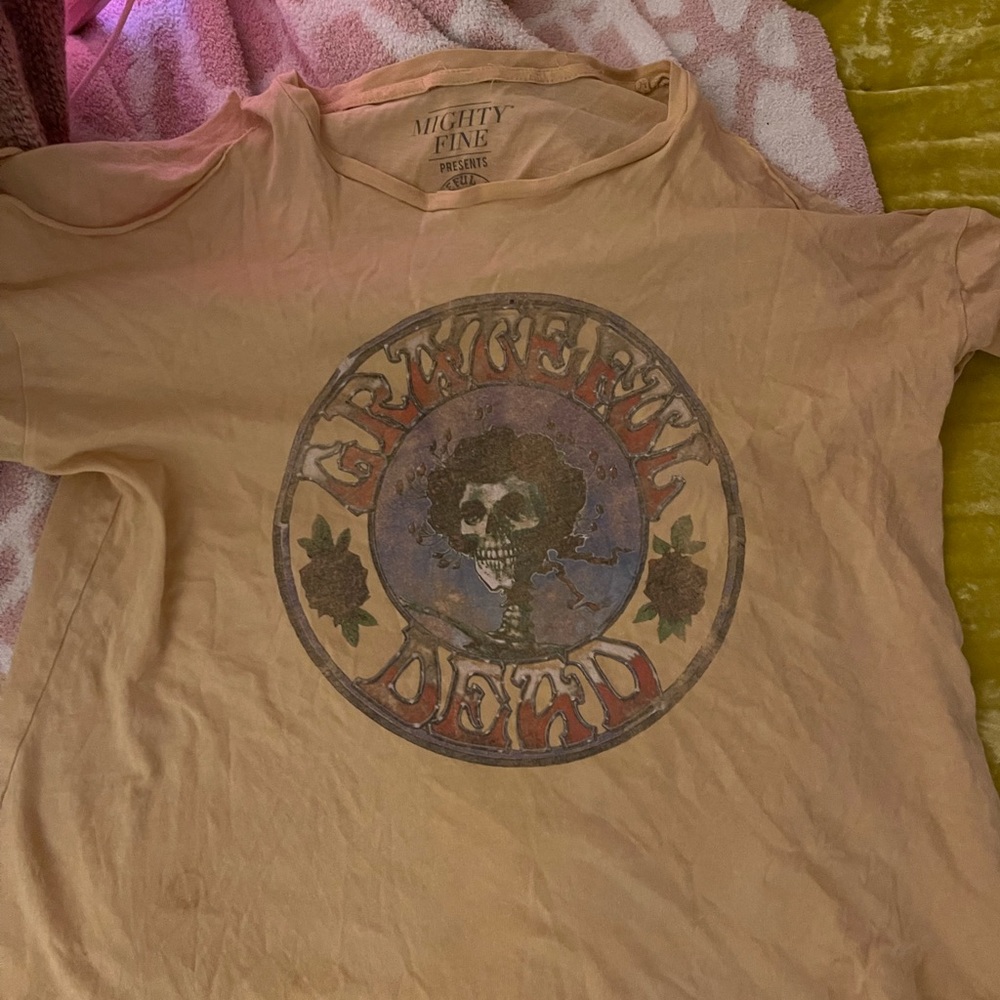 cold shoulder grateful dead tee